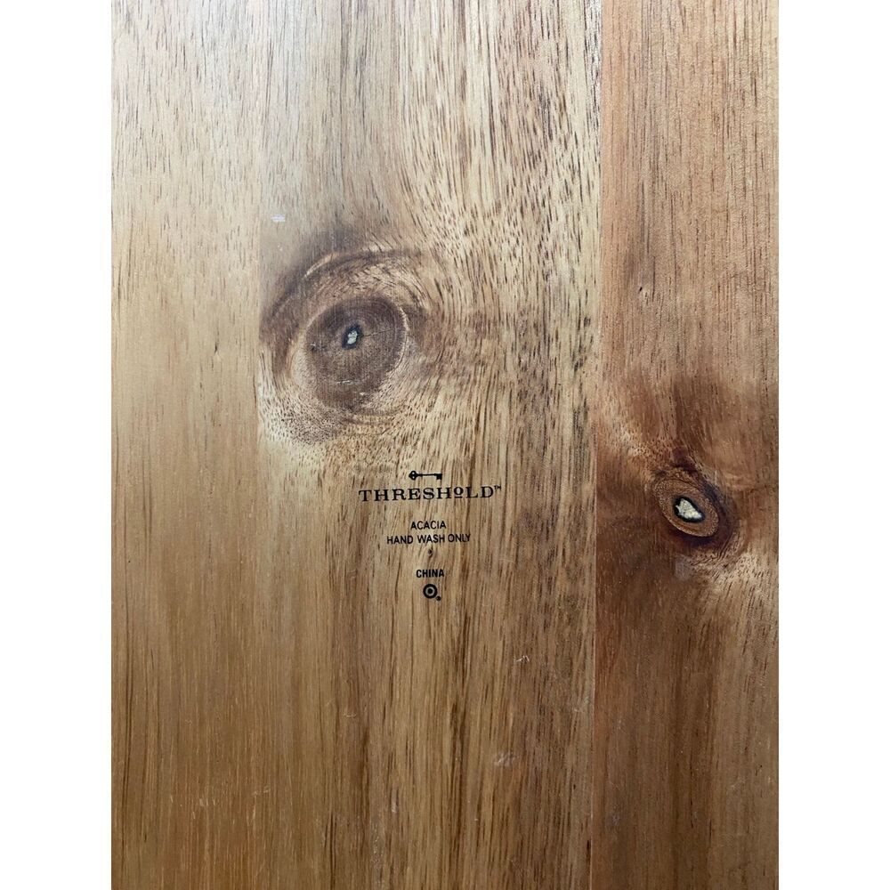 Threshold Wood Blue Handle Cutting Board - Picture 9 of 9